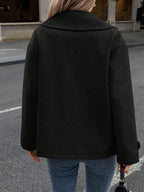 Elise| Stylish Double-Breasted Jacket with Button Details