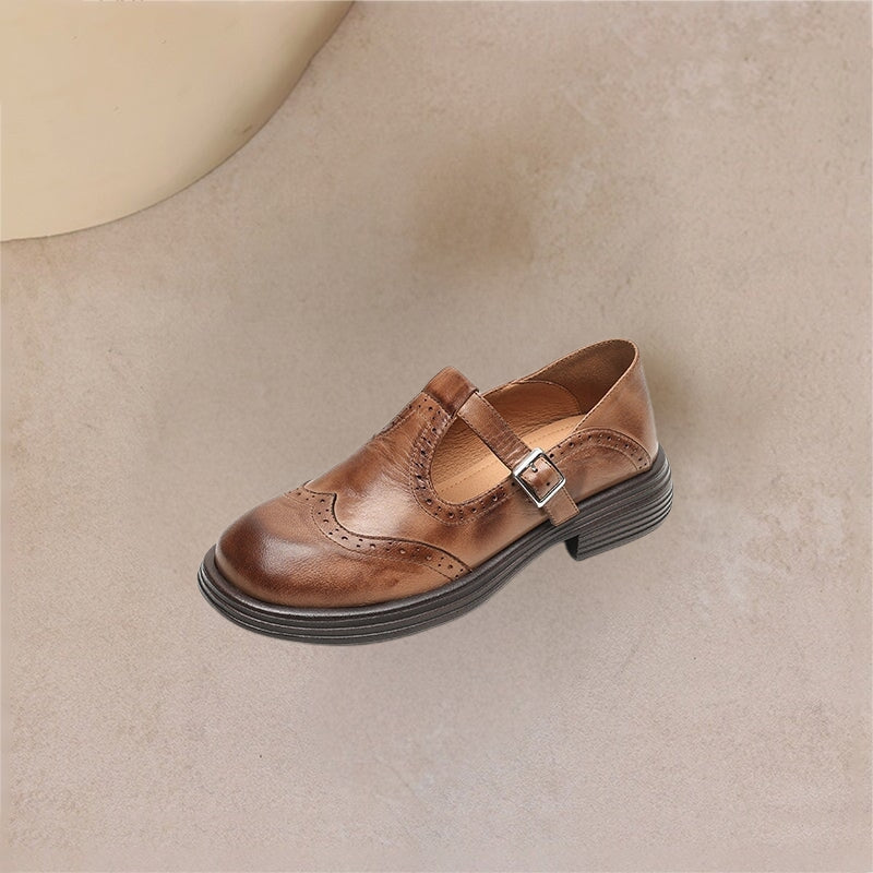ISLA – VINTAGE CHARM MARY JANE LOAFERS