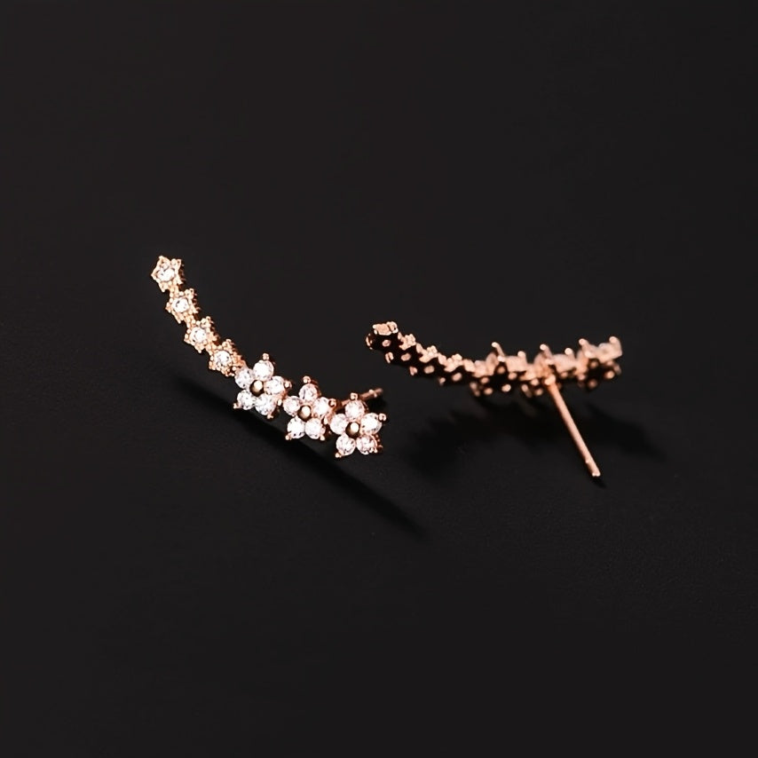 Timeless floral earrings