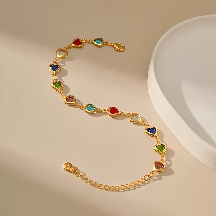 Unique heart-shaped bracelet