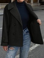 Elise| Stylish Double-Breasted Jacket with Button Details