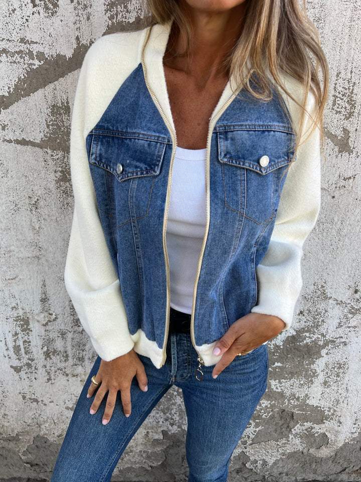 ROXANE™ – Everyday Zip-Up Jacket with V-Neck Style