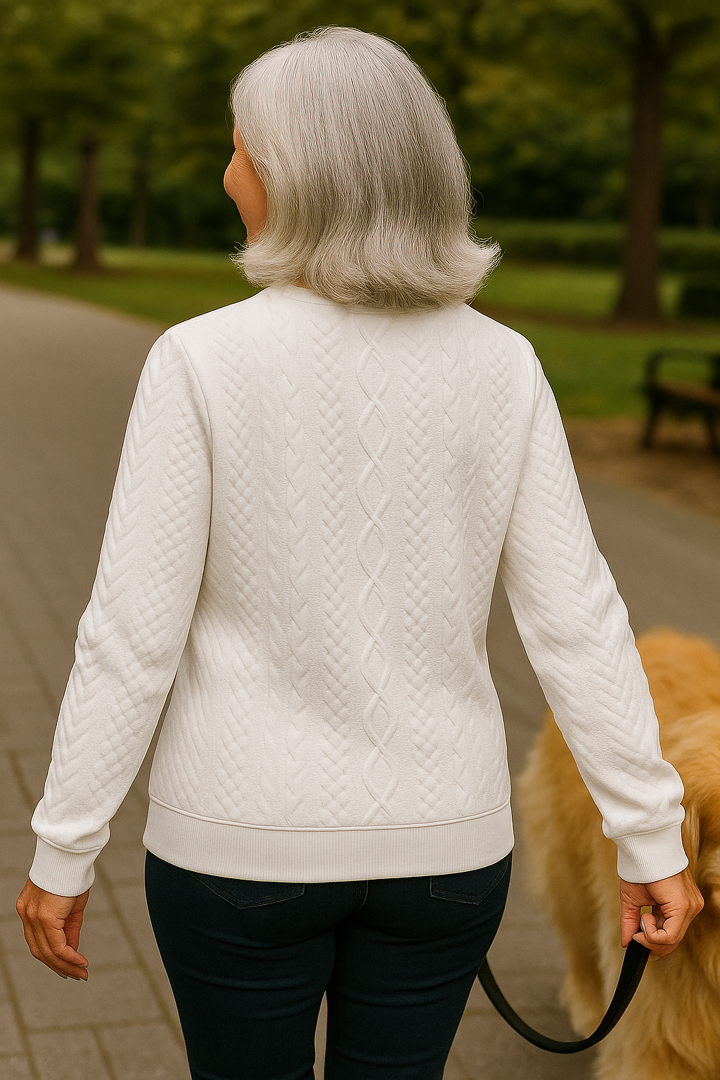 Nestelle | Cable Zip Knit - Comfort, Class and Confidence.