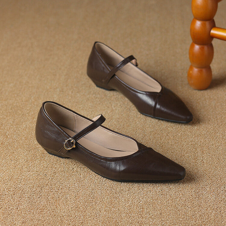 NATALIE – ELEGANT STRAP MARY JANE FLATS