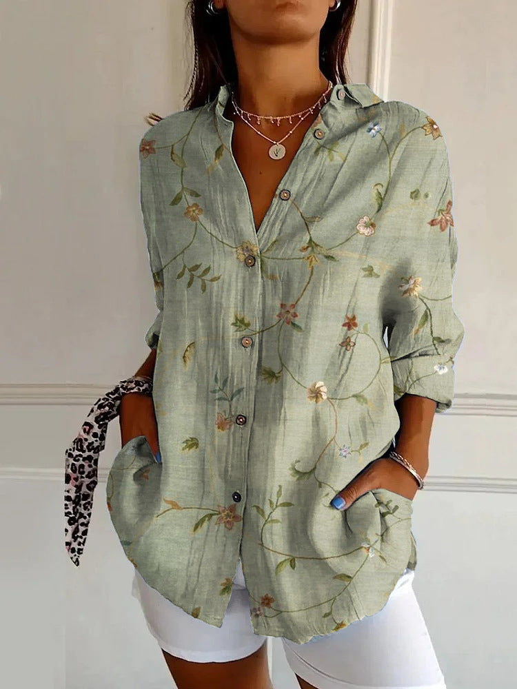 Elin | Vibrant Geometric Shirt