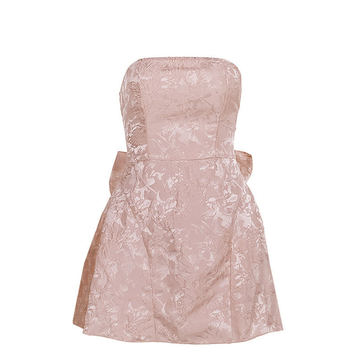 CAROLINE™ - Elegant Strapless A-Line Tube Dress for Summer & Dating