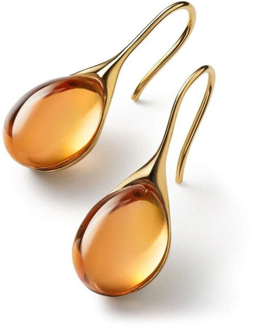 Chic Dangling Earrings with Crystals
