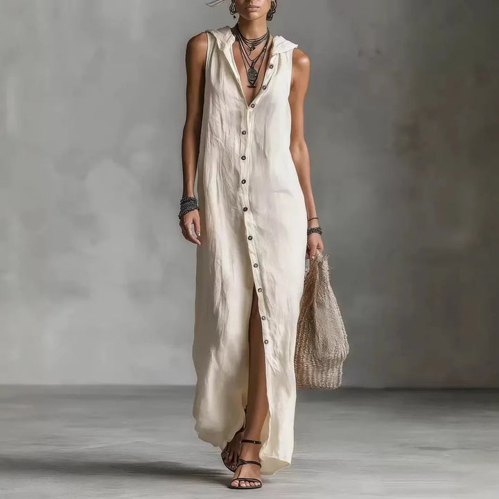 Penelope | Midi Dress with V-Neck