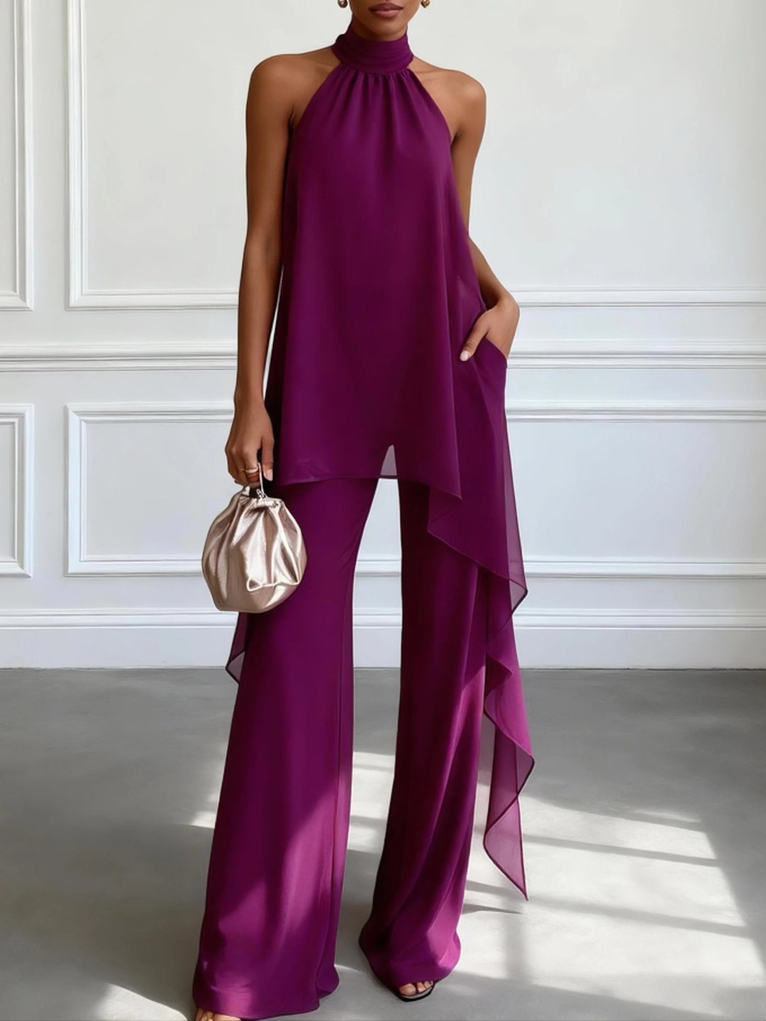 MOREAU LYON | Elegant Halter Set for Women FEMMES