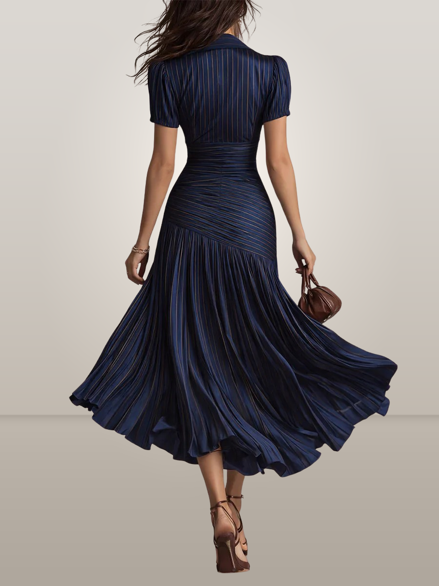 Florence | Vintage Elegant Chiffon Maxi Dress