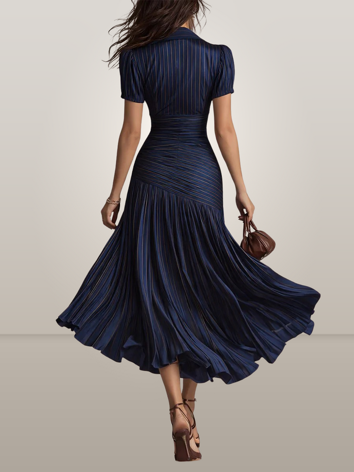 Florence | Vintage Elegant Chiffon Maxi Dress