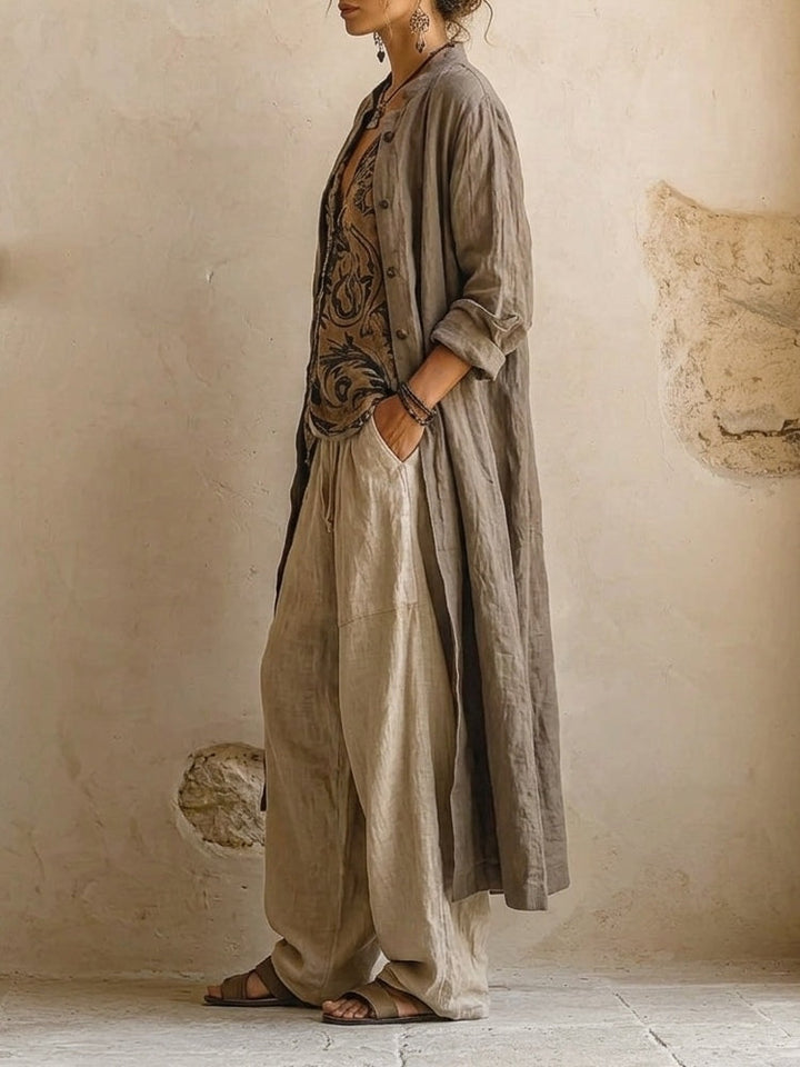 3-Piece Natural Set™ - Premium Cotton and Linen Blend