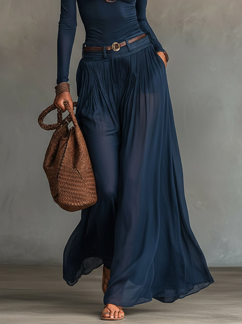 Monika – slimming navy tulle set