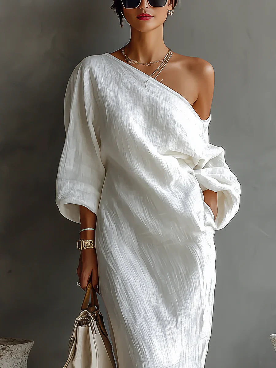 Melisa | Asymmetric Maxi Dress
