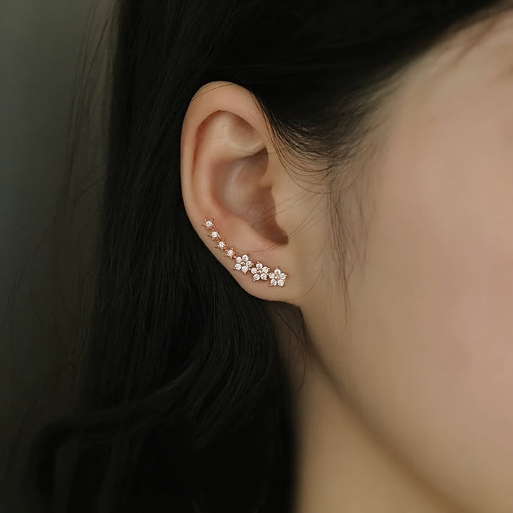 Timeless floral earrings