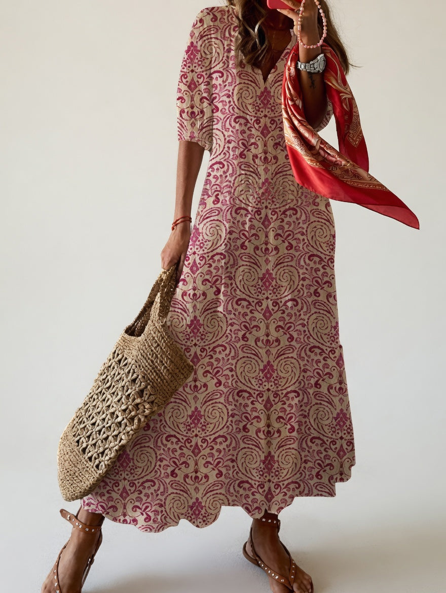 Amalia™ | Boho Vintage Summer Dress