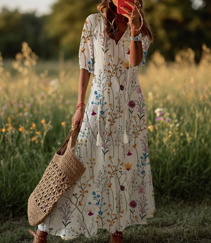 Amalia™ | Boho Vintage Summer Dress