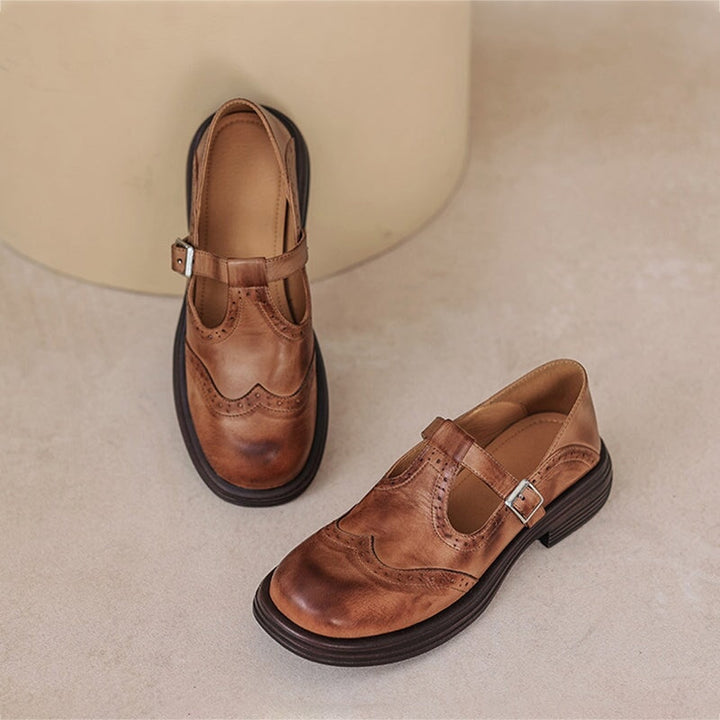 ISLA – VINTAGE CHARM MARY JANE LOAFERS