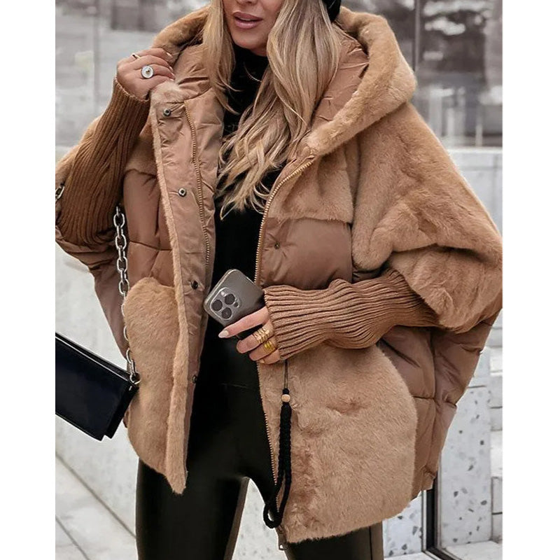 Wrenley™ – Oversized Hooded Puffer Coat for Ultimate Winter Comfort