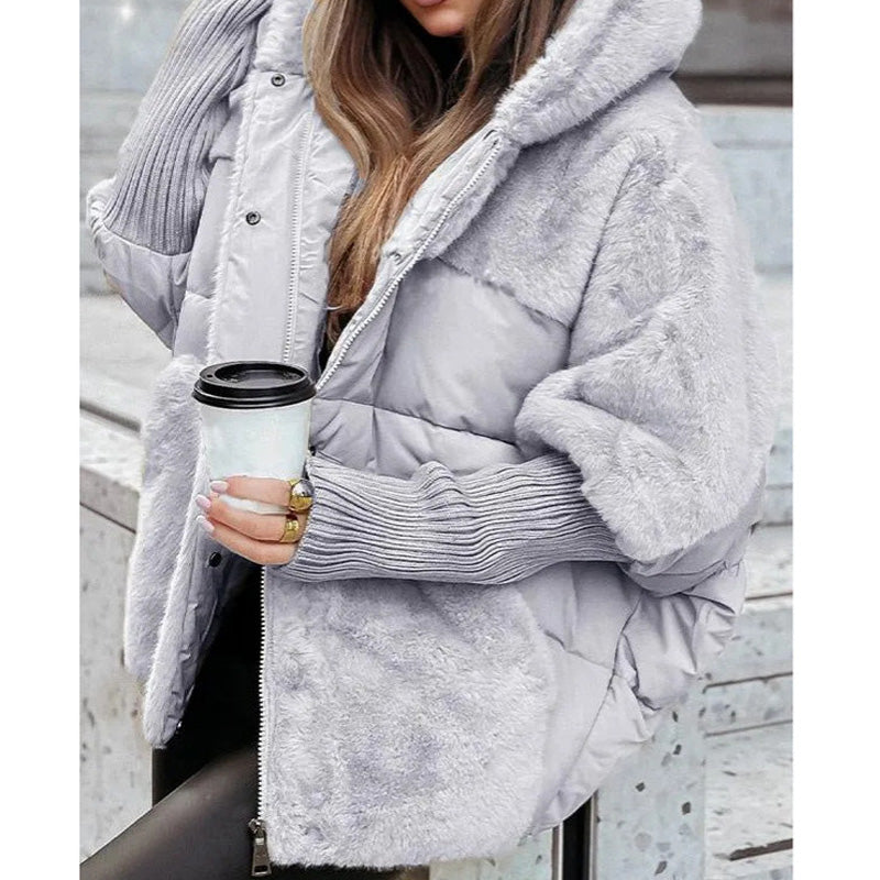 Wrenley™ – Oversized Hooded Puffer Coat for Ultimate Winter Comfort